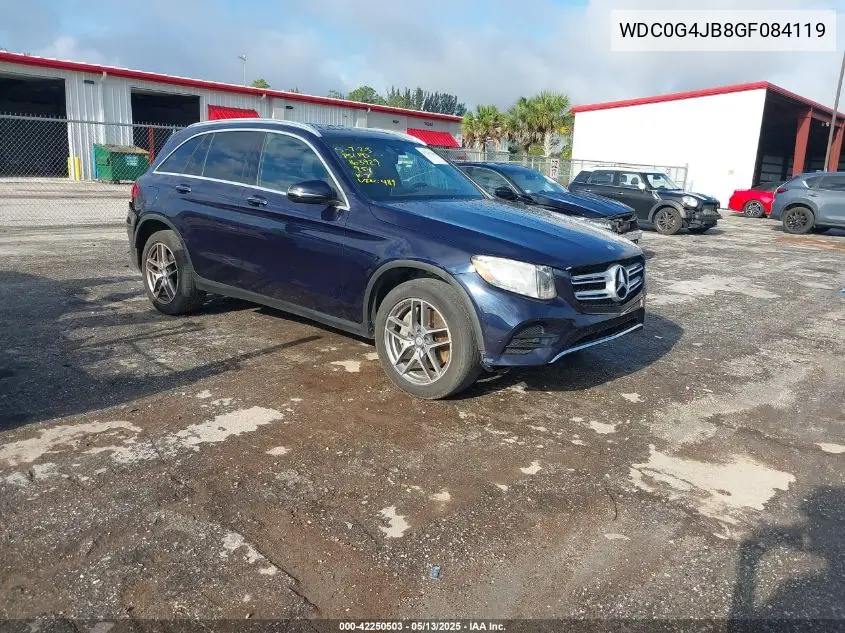 2016 Mercedes-Benz Glc 300 VIN: WDC0G4JB8GF084119 Lot: 42250503