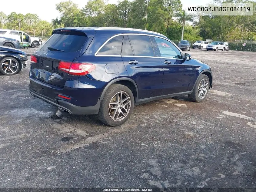 2016 Mercedes-Benz Glc 300 VIN: WDC0G4JB8GF084119 Lot: 42250503