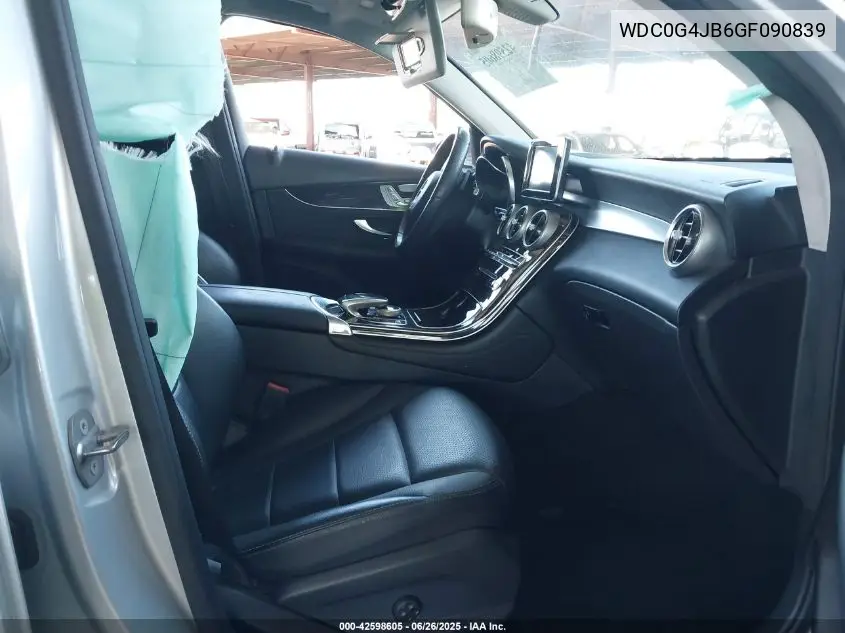 2016 Mercedes-Benz Glc 300 VIN: WDC0G4JB6GF090839 Lot: 42598605