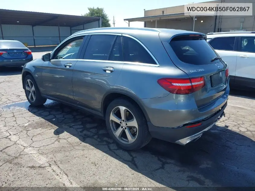 2016 Mercedes-Benz Glc 300 4Matic VIN: WDC0G4KB5GF062867 Lot: 42602760