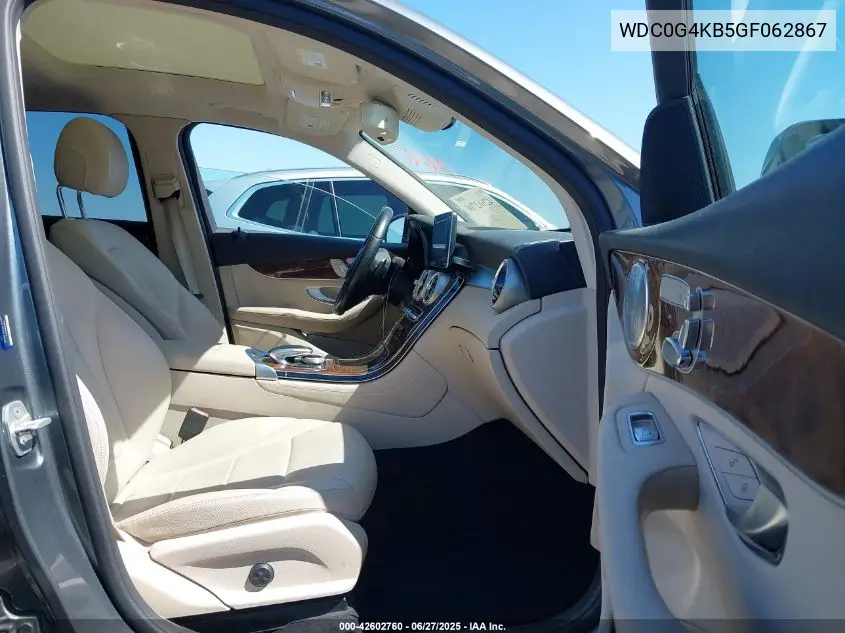 2016 Mercedes-Benz Glc 300 4Matic VIN: WDC0G4KB5GF062867 Lot: 42602760