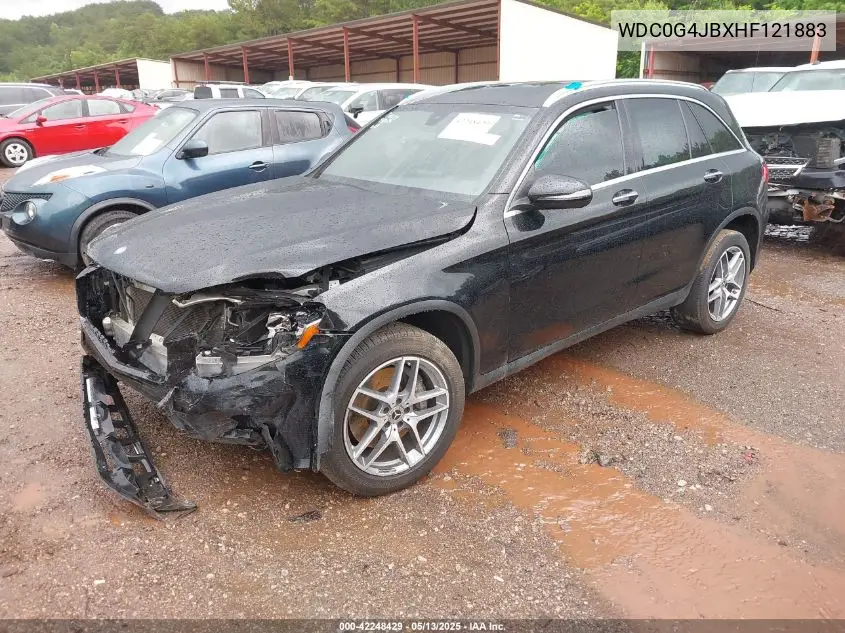 2017 Mercedes-Benz Glc 300 VIN: WDC0G4JBXHF121883 Lot: 42248429