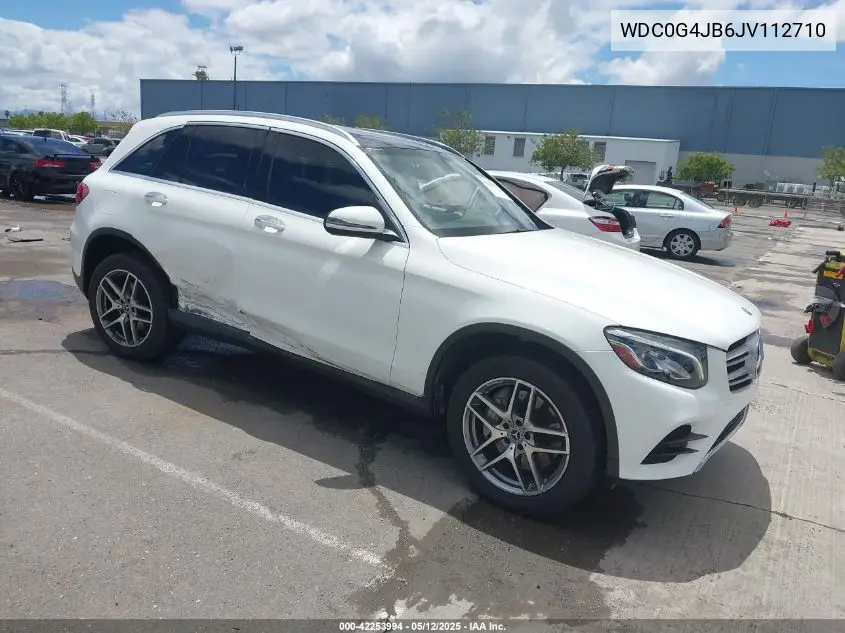 2018 Mercedes-Benz Glc 300 VIN: WDC0G4JB6JV112710 Lot: 42253994