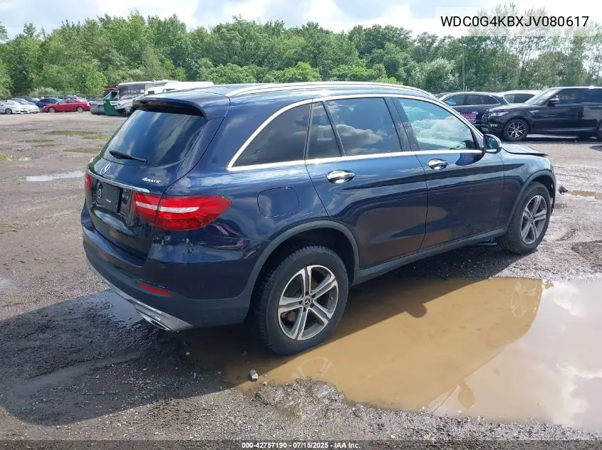 wdc0g4kbxjv080617 WDC0G4KBXJV080617 2018 Mercedes-Benz Glc 300 4Matic