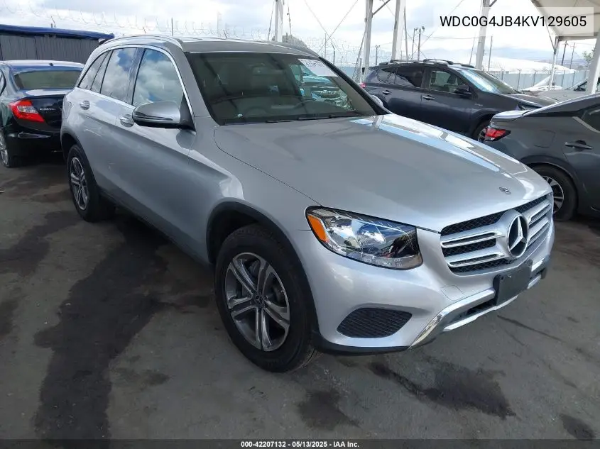 2019 Mercedes-Benz Glc 300 VIN: WDC0G4JB4KV129605 Lot: 42207132