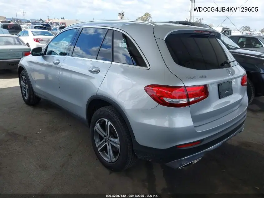 2019 Mercedes-Benz Glc 300 VIN: WDC0G4JB4KV129605 Lot: 42207132