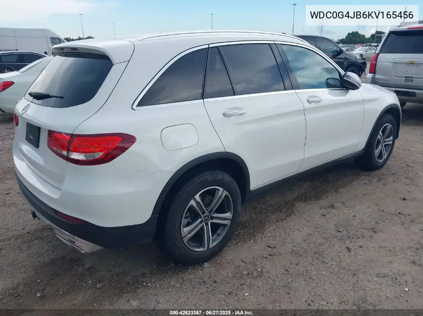 2019 Mercedes-Benz Glc 300 VIN: WDC0G4JB6KV165456 Lot: 42623367