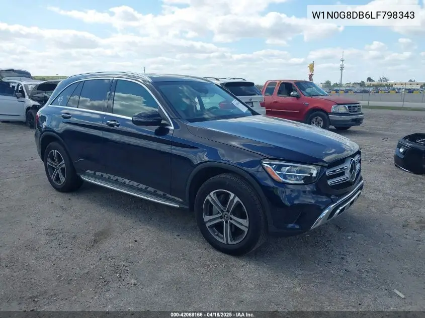 2020 Mercedes-Benz Glc 300 VIN: W1N0G8DB6LF798343 Lot: 42068166