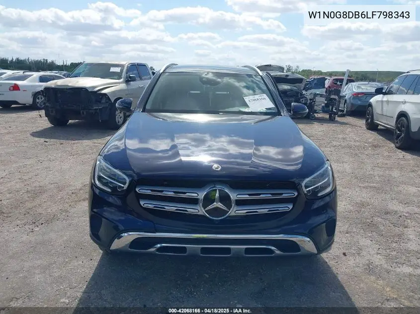 2020 Mercedes-Benz Glc 300 VIN: W1N0G8DB6LF798343 Lot: 42068166
