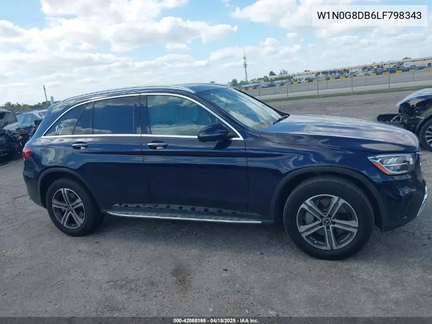 2020 Mercedes-Benz Glc 300 VIN: W1N0G8DB6LF798343 Lot: 42068166