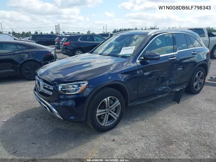 2020 Mercedes-Benz Glc 300 VIN: W1N0G8DB6LF798343 Lot: 42068166