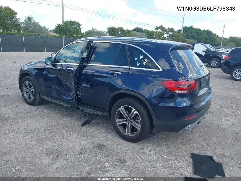2020 Mercedes-Benz Glc 300 VIN: W1N0G8DB6LF798343 Lot: 42068166