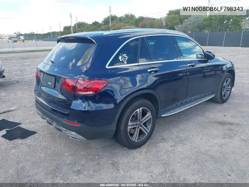 2020 Mercedes-Benz Glc 300 VIN: W1N0G8DB6LF798343 Lot: 42068166