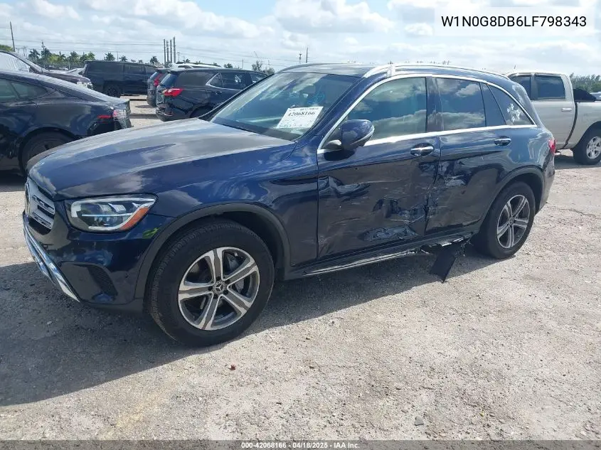 2020 Mercedes-Benz Glc 300 VIN: W1N0G8DB6LF798343 Lot: 42068166