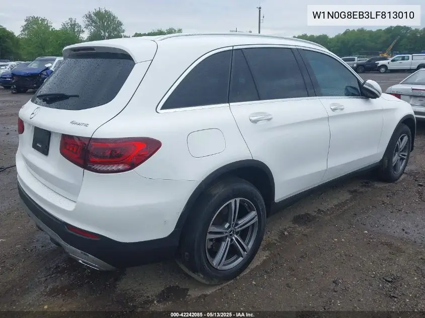 2020 Mercedes-Benz Glc 300 4Matic VIN: W1N0G8EB3LF813010 Lot: 42242085