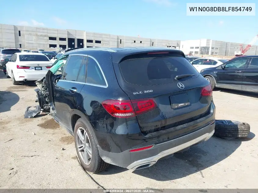 2020 Mercedes-Benz Glc 300 VIN: W1N0G8DB8LF854749 Lot: 42593434