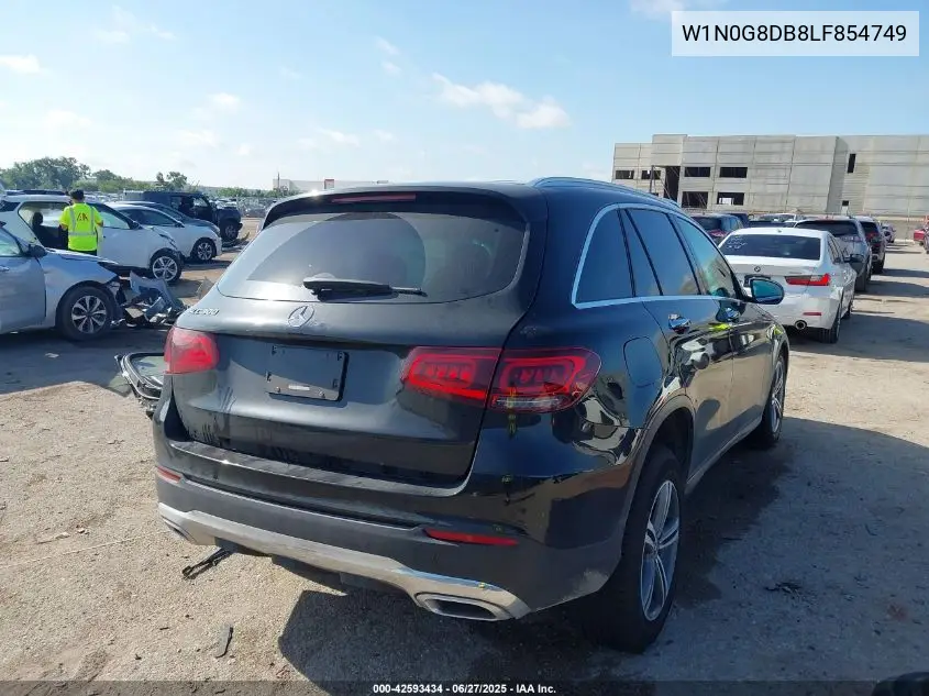 2020 Mercedes-Benz Glc 300 VIN: W1N0G8DB8LF854749 Lot: 42593434