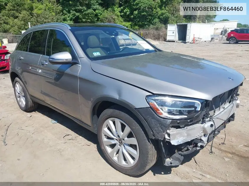 2020 Mercedes-Benz Glc 300 4Matic VIN: W1N0G8EB3LF864460 Lot: 42595506