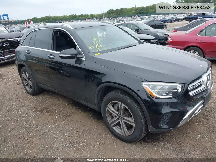 2020 Mercedes-Benz Glc 300 4Matic VIN: W1N0G8EB8LF763463 Lot: 42602895