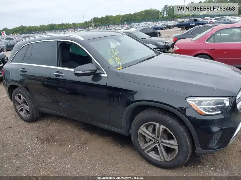 2020 Mercedes-Benz Glc 300 4Matic VIN: W1N0G8EB8LF763463 Lot: 42602895