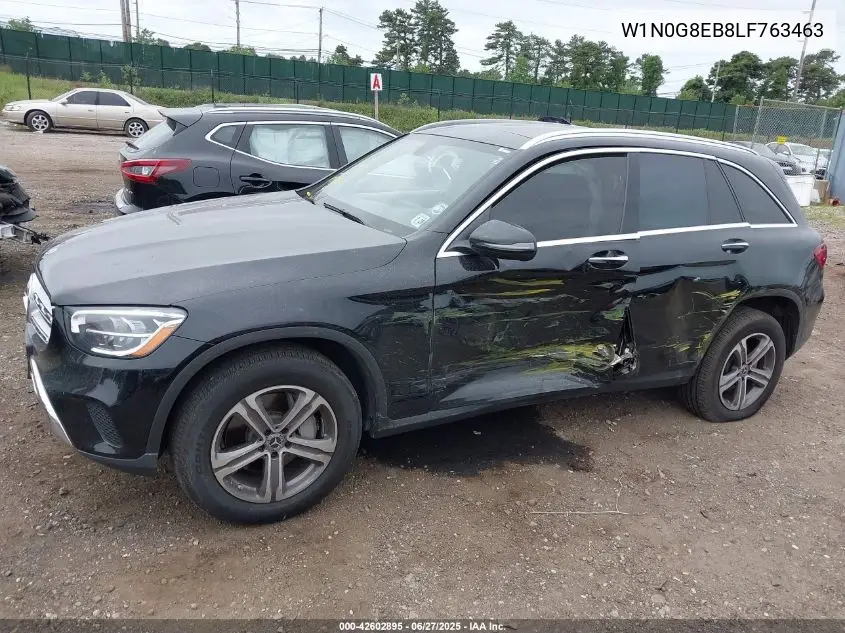 2020 Mercedes-Benz Glc 300 4Matic VIN: W1N0G8EB8LF763463 Lot: 42602895