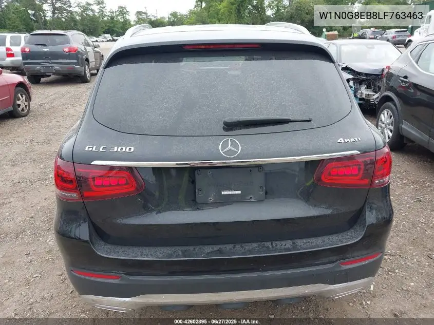 2020 Mercedes-Benz Glc 300 4Matic VIN: W1N0G8EB8LF763463 Lot: 42602895