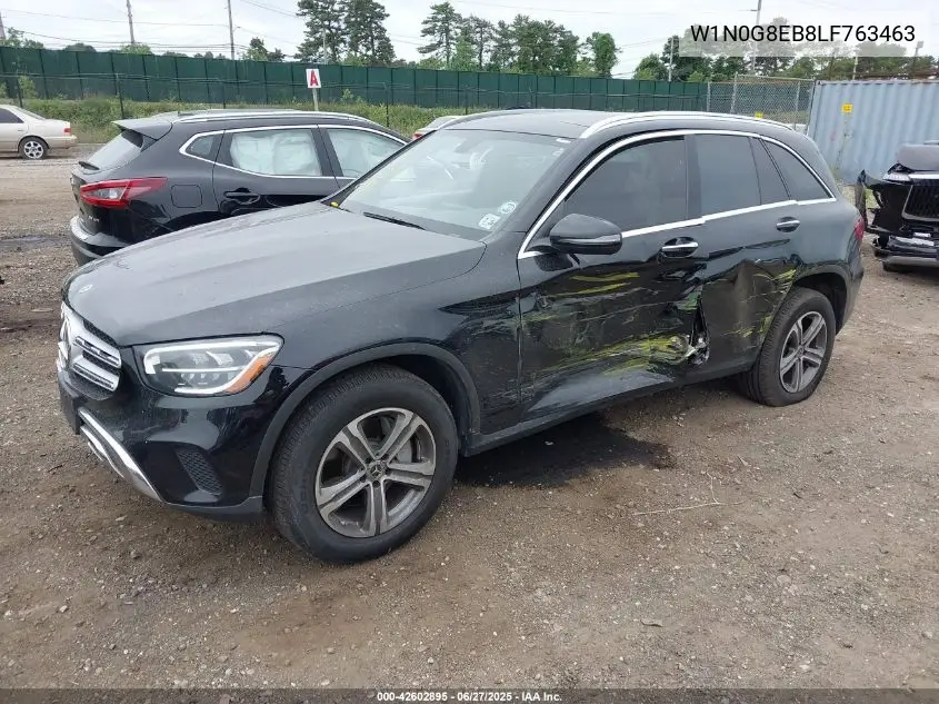 2020 Mercedes-Benz Glc 300 4Matic VIN: W1N0G8EB8LF763463 Lot: 42602895