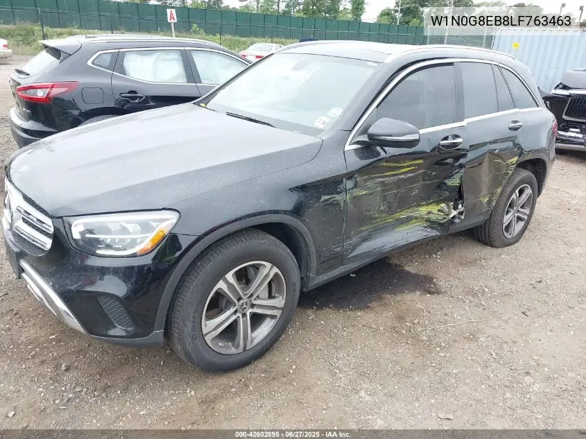 2020 Mercedes-Benz Glc 300 4Matic VIN: W1N0G8EB8LF763463 Lot: 42602895
