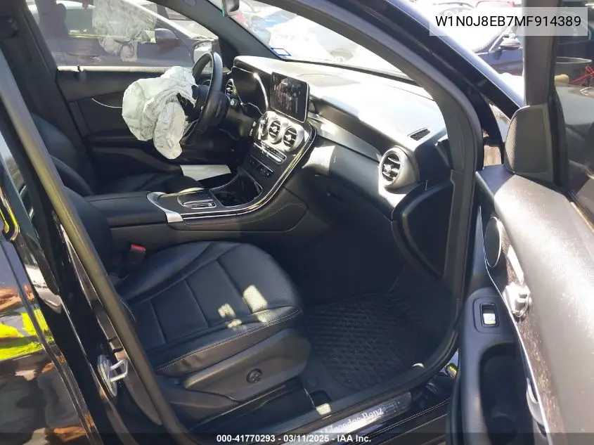 2021 Mercedes-Benz Glc 300 4Matic Coupe VIN: W1N0J8EB7MF914389 Lot: 41770293
