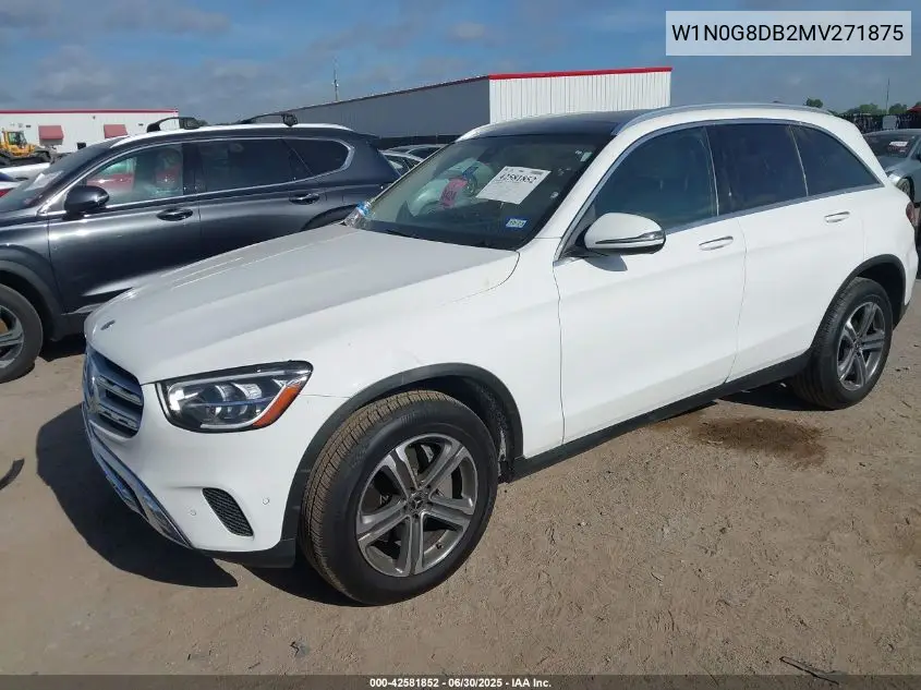 2021 Mercedes-Benz Glc 300 Suv VIN: W1N0G8DB2MV271875 Lot: 42581852