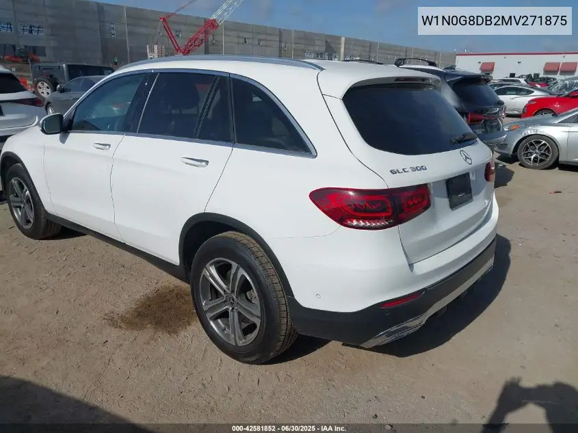 2021 Mercedes-Benz Glc 300 Suv VIN: W1N0G8DB2MV271875 Lot: 42581852