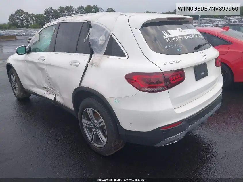2022 Mercedes-Benz Glc 300 Suv VIN: W1N0G8DB7NV397960 Lot: 42236088