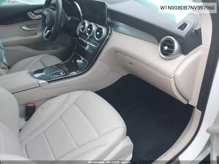 2022 Mercedes-Benz Glc 300 Suv VIN: W1N0G8DB7NV397960 Lot: 42236088