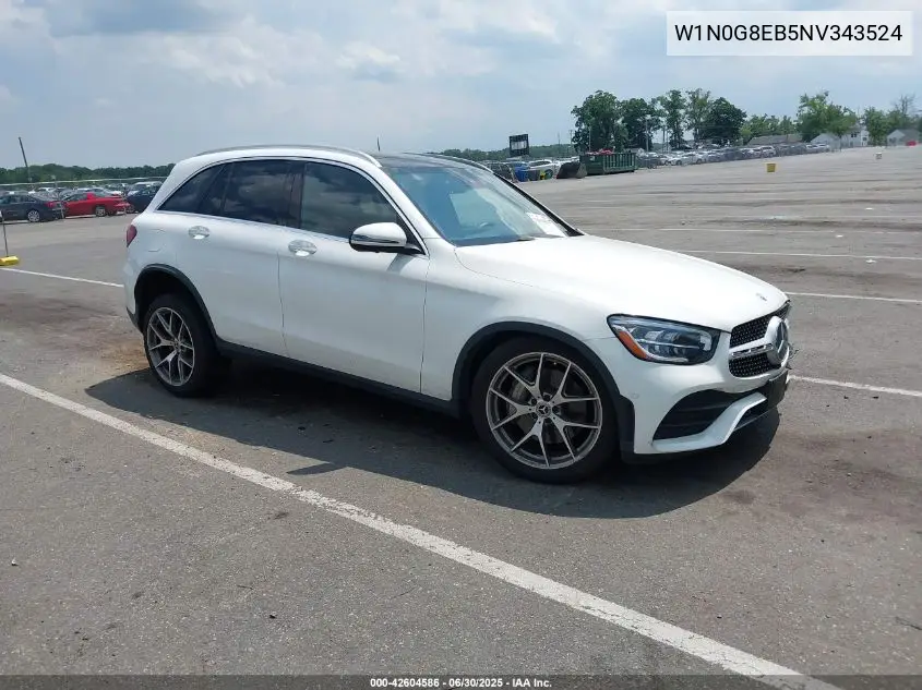 2022 Mercedes-Benz Glc 300 4Matic Suv VIN: W1N0G8EB5NV343524 Lot: 42604586