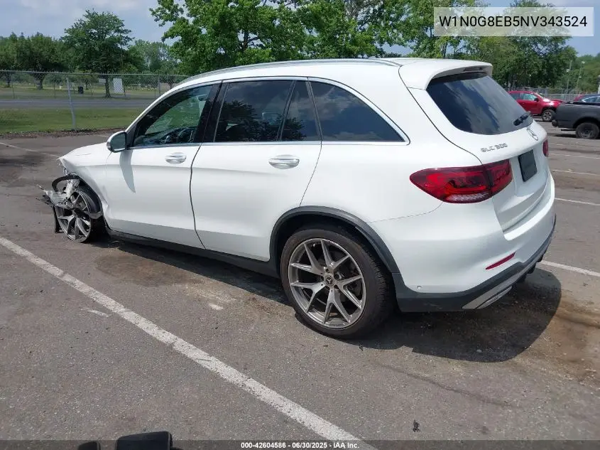 2022 Mercedes-Benz Glc 300 4Matic Suv VIN: W1N0G8EB5NV343524 Lot: 42604586