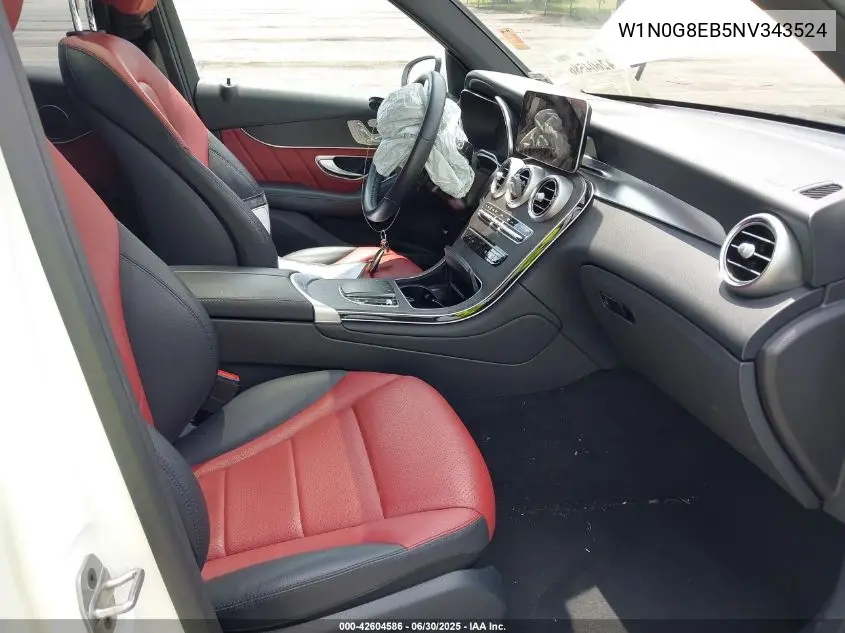 2022 Mercedes-Benz Glc 300 4Matic Suv VIN: W1N0G8EB5NV343524 Lot: 42604586