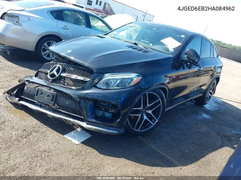 2017 Mercedes-Benz Amg Gle 43 Coupe 4Matic VIN: 4JGED6EB2HA084962 Lot: 42491900