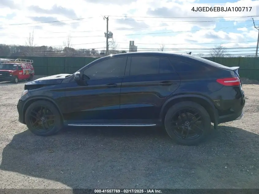 2018 Mercedes-Benz Amg Gle 43 Coupe 4Matic VIN: 4JGED6EB8JA100717 Lot: 41557769