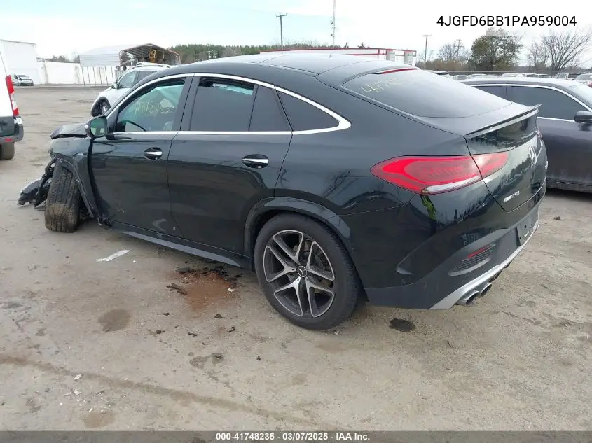 2023 Mercedes-Benz Amg Gle 53 Coupe 4Matic VIN: 4JGFD6BB1PA959004 Lot: 41748235