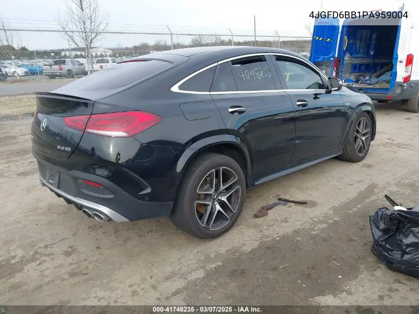 2023 Mercedes-Benz Amg Gle 53 Coupe 4Matic VIN: 4JGFD6BB1PA959004 Lot: 41748235