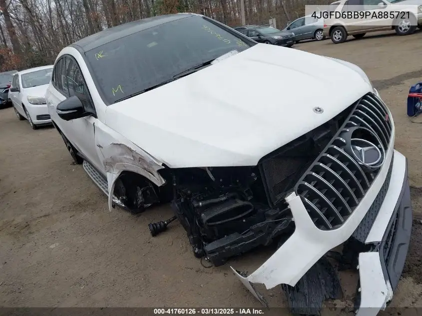 2023 Mercedes-Benz Amg Gle 53 Coupe 4Matic VIN: 4JGFD6BB9PA885721 Lot: 41760126