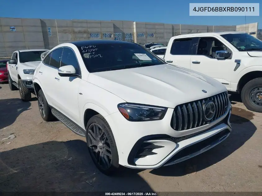 2024 Mercedes-Benz Amg Gle 53 Coupe 4Matic+ VIN: 4JGFD6BBXRB090111 Lot: 42489234