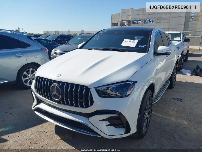 2024 Mercedes-Benz Amg Gle 53 Coupe 4Matic+ VIN: 4JGFD6BBXRB090111 Lot: 42489234