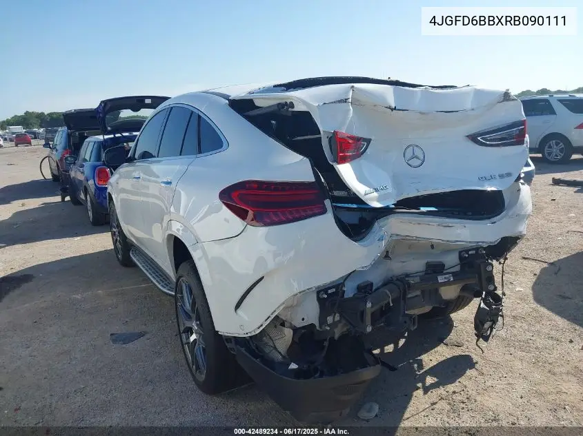 2024 Mercedes-Benz Amg Gle 53 Coupe 4Matic+ VIN: 4JGFD6BBXRB090111 Lot: 42489234