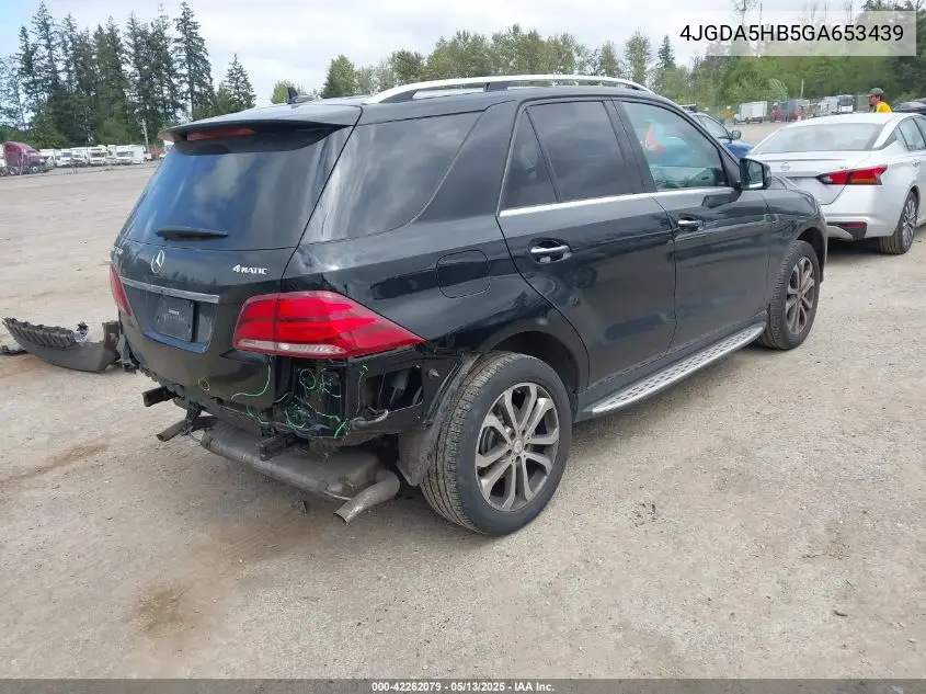 2016 Mercedes-Benz Gle 350 4Matic VIN: 4JGDA5HB5GA653439 Lot: 42262079