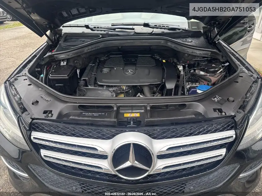 2016 Mercedes-Benz Gle 350 4Matic VIN: 4JGDA5HB2GA751053 Lot: 42632182