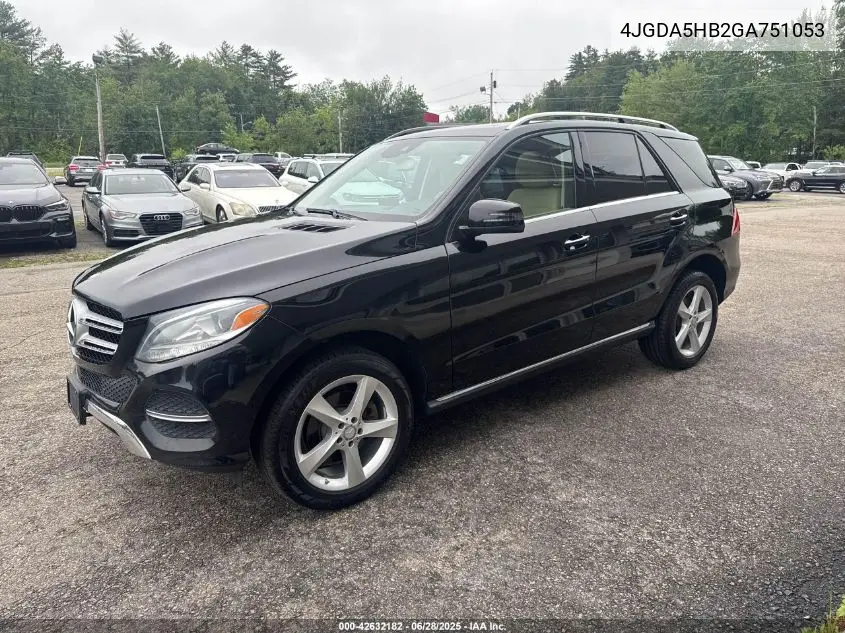 2016 Mercedes-Benz Gle 350 4Matic VIN: 4JGDA5HB2GA751053 Lot: 42632182