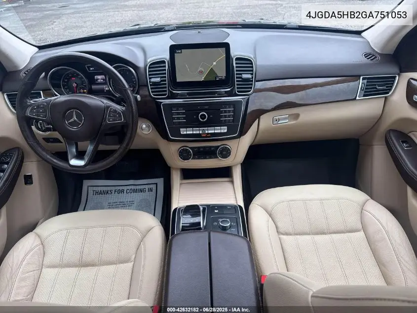 2016 Mercedes-Benz Gle 350 4Matic VIN: 4JGDA5HB2GA751053 Lot: 42632182