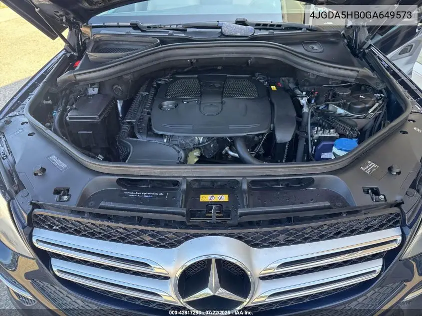 2016 Mercedes-Benz Gle 350 4Matic VIN: 4JGDA5HB0GA649573 Lot: 42817293