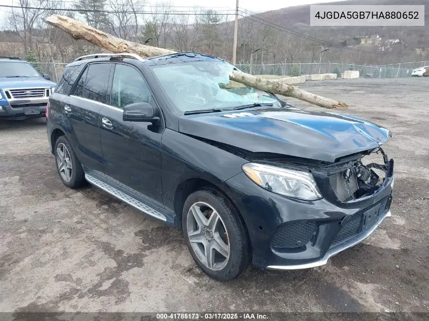2017 Mercedes-Benz Gle 400 4Matic VIN: 4JGDA5GB7HA880652 Lot: 41785173